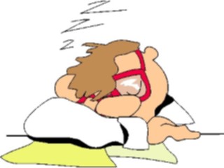 Sticker Custom Preview Image #040091 Business Office Cartoons Sleepingon Job2