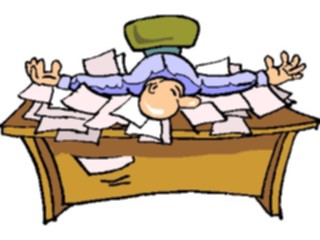 Sticker Custom Preview Image #040095 Business Office Cartoons Sleepingon Job6