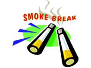 Sticker Custom Preview Image #040099 Business Office Cartoons Smoke Break