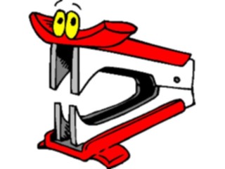 Sticker Custom Preview Image #040119 Business Office Cartoons Staple Remover2