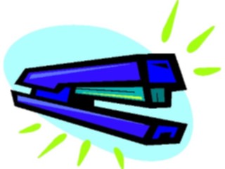 Sticker Custom Preview Image #040125 Business Office Cartoons Stapler02