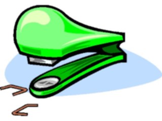 Sticker Custom Preview Image #040129 Business Office Cartoons Stapler06