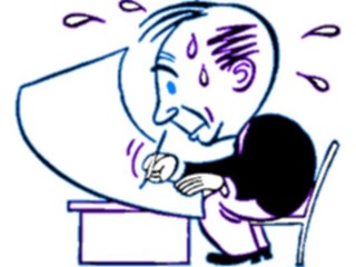 Sticker Custom Preview Image #040151 Business Office Cartoons Stressed Out2