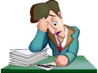 Sticker Custom Preview Image #040153 Business Office Cartoons Stressed Out4