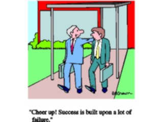 Sticker Custom Preview Image #040168 Business Office Cartoons Success Failure