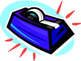 Sticker Custom Preview Image #040197 Business Office Cartoons Tape Dispenser1