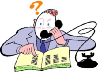 Sticker Custom Preview Image #040206 Business Office Cartoons Telemarketing1