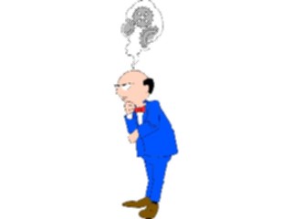 Sticker Custom Preview Image #040220 Business Office Cartoons Think Bubble5