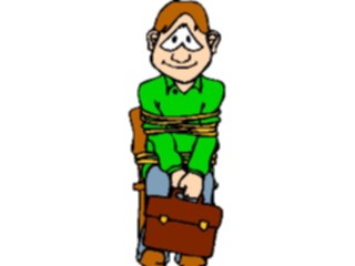 Sticker Custom Preview Image #040242 Business Office Cartoons Tied Up