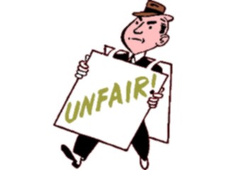 Sticker Custom Preview Image #040285 Business Office Cartoons Unfair