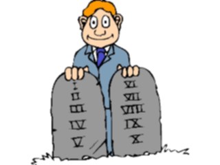 Sticker Custom Preview Image #040290 Business Office Cartoons Upholding Commandments