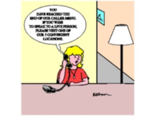 Sticker Custom Preview Image #040296 Business Office Cartoons Voice Mail