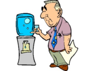 Sticker Custom Preview Image #040317 Business Office Cartoons Water Cooler3