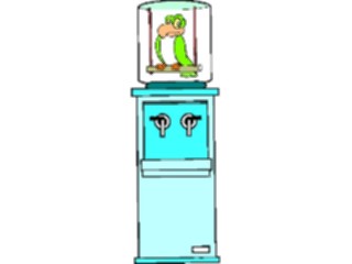 Sticker Custom Preview Image #040318 Business Office Cartoons Water Cooler Bird