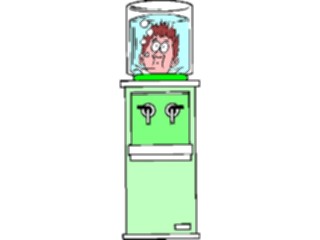 Sticker Custom Preview Image #040325 Business Office Cartoons Water Cooler Man