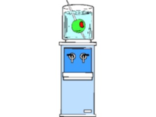 Sticker Custom Preview Image #040326 Business Office Cartoons Water Cooler Martini