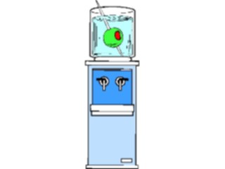 Sticker Custom Preview Image #040326 Business Office Cartoons Water Cooler Martini