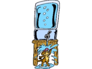 Sticker Custom Preview Image #040327 Business Office Cartoons Water Cooler Mouse