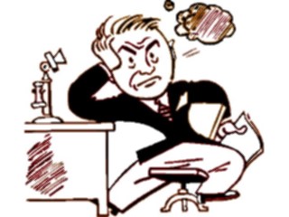 Sticker Custom Preview Image #040376 Business Office Cartoons Work Frustration