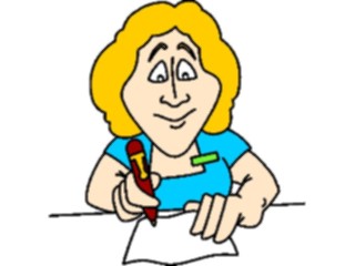 Sticker Custom Preview Image #040395 Business Office Cartoons Writing2