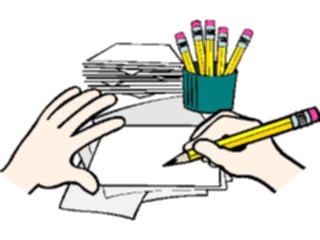 Sticker Custom Preview Image #040396 Business Office Cartoons Writing3