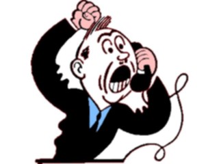 Sticker Custom Preview Image #040404 Business Office Cartoons Yellinginto Phone3