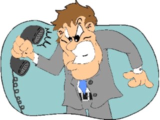 Sticker Custom Preview Image #040405 Business Office Cartoons Yellinginto Phone4