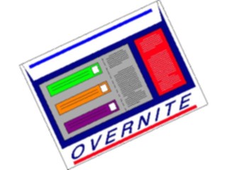 Sticker Custom Preview Image #040436 Business Office Documents Envelope Overnite