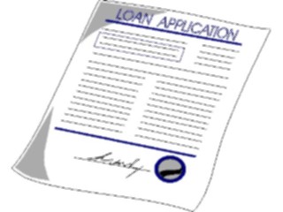 Sticker Custom Preview Image #040480 Business Office Documents Loan Application1