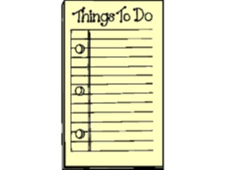 Sticker Custom Preview Image #040535 Business Office Documents Things To Do List2