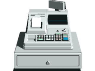 Sticker Custom Preview Image #040583 Business Office Equipment Furniture Cash Register1