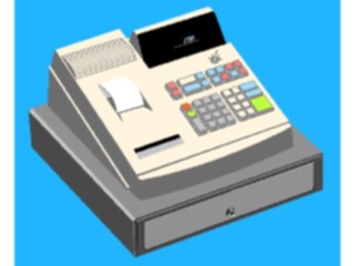 Sticker Custom Preview Image #040584 Business Office Equipment Furniture Cash Register2