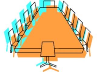 Sticker Custom Preview Image #040620 Business Office Equipment Furniture Conference Table5