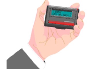 Sticker Custom Preview Image #040722 Business Office Equipment Furniture Pager