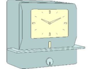 Sticker Custom Preview Image #040749 Business Office Equipment Furniture Time Clock