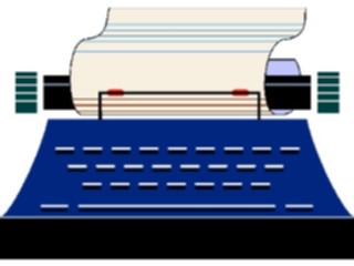 Sticker Custom Preview Image #040760 Business Office Equipment Furniture Typewriter11