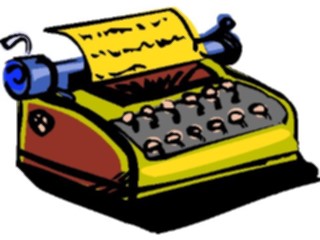 Sticker Custom Preview Image #040761 Business Office Equipment Furniture Typewriter12