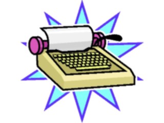 Sticker Custom Preview Image #040763 Business Office Equipment Furniture Typewriter14