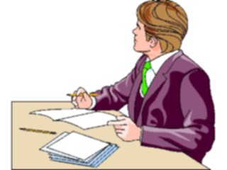 Sticker Custom Preview Image #040794 Business Office People Businessman10