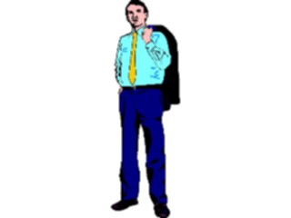 Sticker Custom Preview Image #040801 Business Office People Businessman17