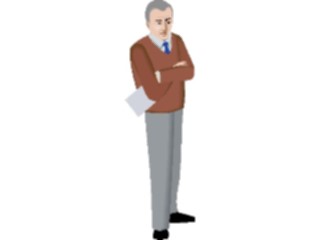 Sticker Custom Preview Image #040813 Business Office People Businessman29