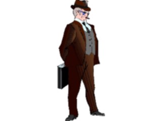 Sticker Custom Preview Image #040815 Business Office People Businessman31