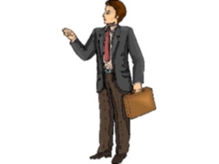 Sticker Custom Preview Image #040816 Business Office People Businessman32