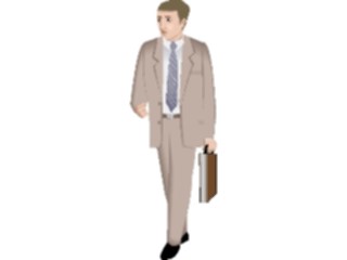 Sticker Custom Preview Image #040843 Business Office People Businessman Briefcase4