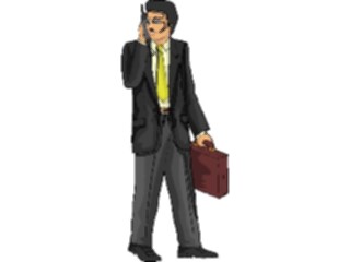 Sticker Custom Preview Image #040848 Business Office People Businessman Briefcase9