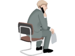 Sticker Custom Preview Image #040854 Business Office People Businessmanon Cellular4