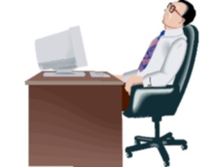 Sticker Custom Preview Image #040876 Business Office People Businessman Relaxing