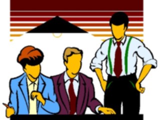 Sticker Custom Preview Image #040906 Business Office People Businesspeople3