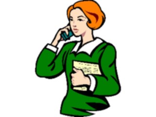 Sticker Custom Preview Image #040919 Business Office People Businesswoman08