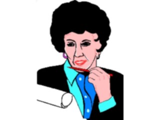 Sticker Custom Preview Image #040931 Business Office People Businesswoman20